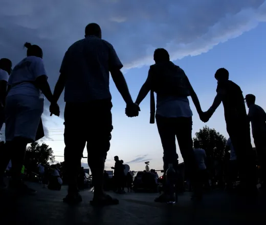 Group of people praying