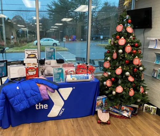 Christmas Blessings table